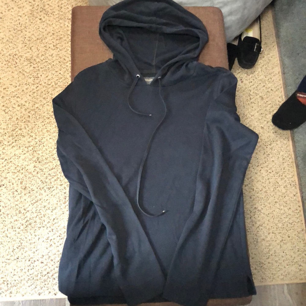 Banana Republic Black Hooded Pullover